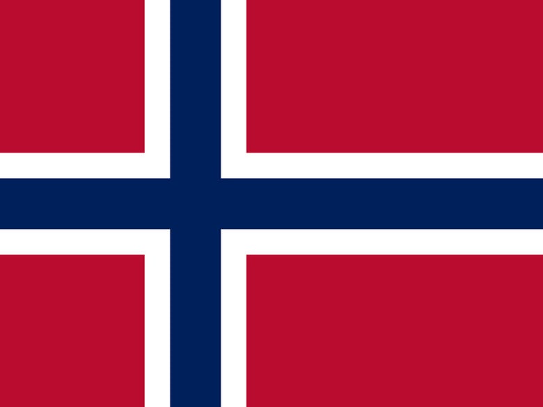 The flag of Norway