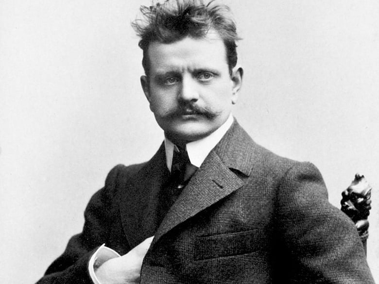 Finnish composer Jean Sibelius circa 1898-1900