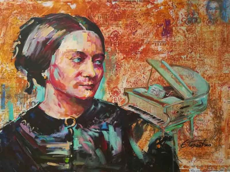 "Hommage à Clara Schumann," by Editha Tarantino, 2018