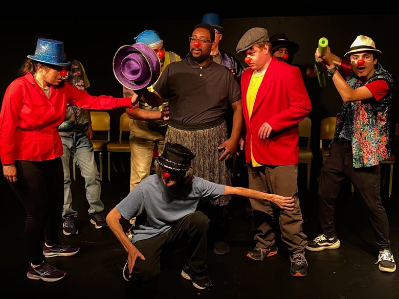Artists perform at the ALL IN: The Festival of Accessible Theater in 2024.