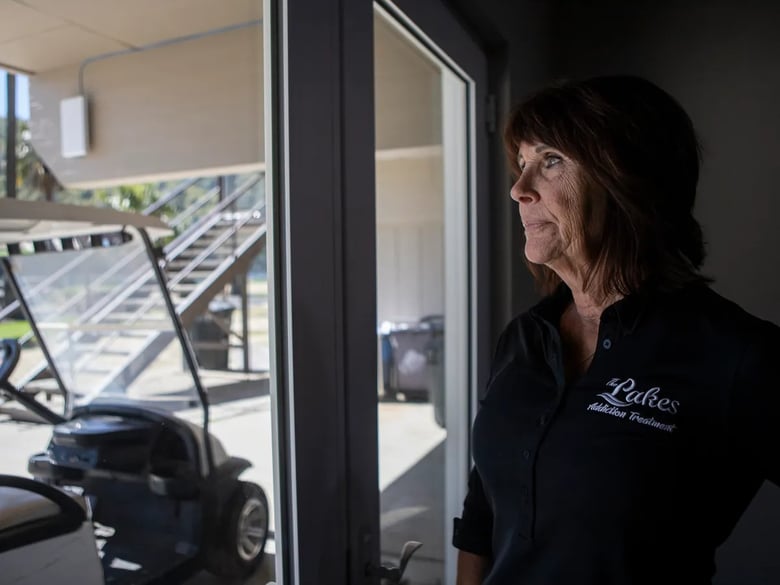 Bernadette Cattaneo, the founder and CEO of The Lakes Treatment Center in Copperopolis on March 24, 2025.