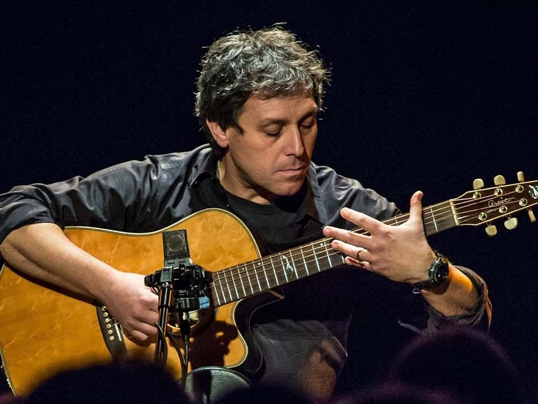 Acoustic guitarist Peppino D'Agostino.