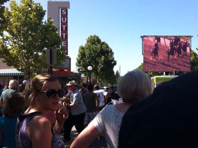The Yuba City viewing party for the Belmont Stakes ended without a Triple Crown winner, as hometown favorite California Chrome finished in fourth place.