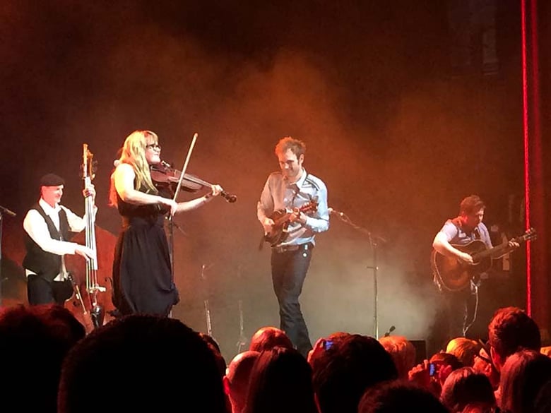 Nickel Creek performs in May in Oakland.