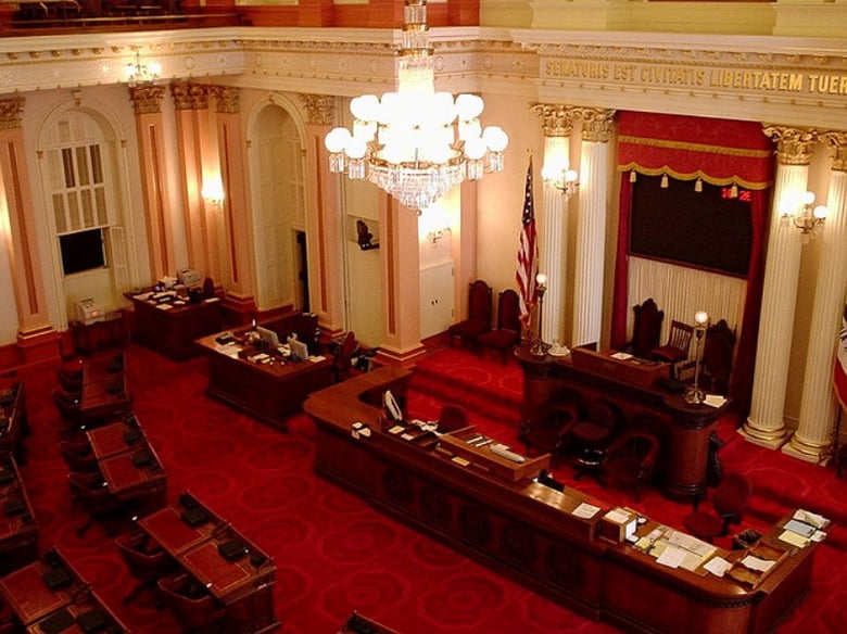 California Senate chamber