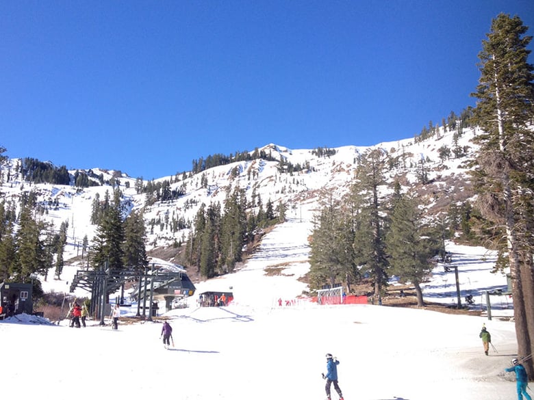 Alpine Meadows put on a welcoming glow Wednesday as 18 "wounded warriors" hit the slopes for specialized ski training. 