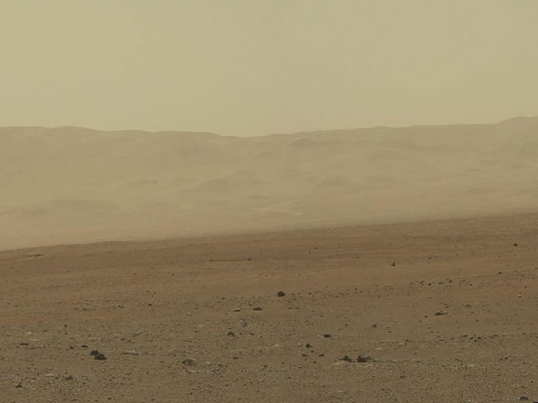 This image provided by NASA shows a high-resolution 360-degree color panorama of Gale Crater taken by the Curiosity rover, which landed on Mars on August 5, 2012. 
