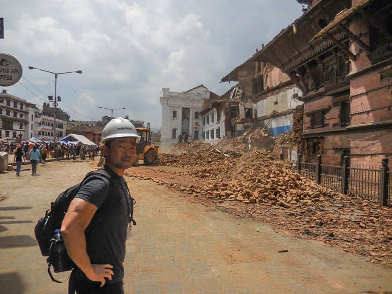 Kit Miyamoto, CEO of Miyamoto International, based in West Sacramento, is in Nepal to assess earthquake damage. 
