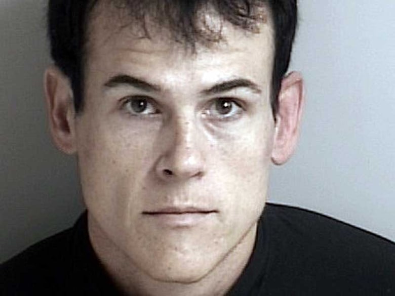 This is a June 2015 booking photo released by the Dublin police department, showing Matthew Muller after he was arrested on robbery and assault charges. 