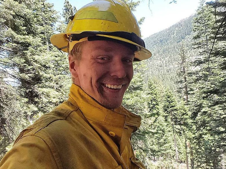 U.S. Forest Service firefighter Michael Hallenbeck, 21, of Shingle Springs, died after being struck by a tree while battling the Sierra Fire.