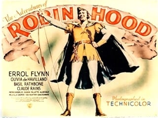 Errol Flynn in the Warner Brothers production of Robin Hood