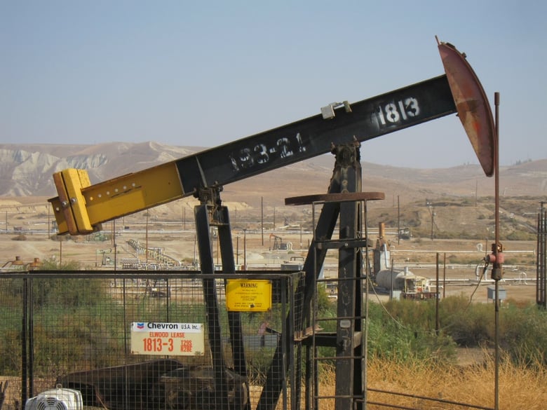 Oil well in Oildale, CA. 