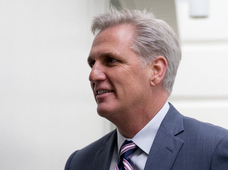 House Majority Leader Kevin McCarthy, of Calif. arrives for a House Republican Conference on Capitol Hill in Washington, Tuesday, Sept. 29, 2015.
