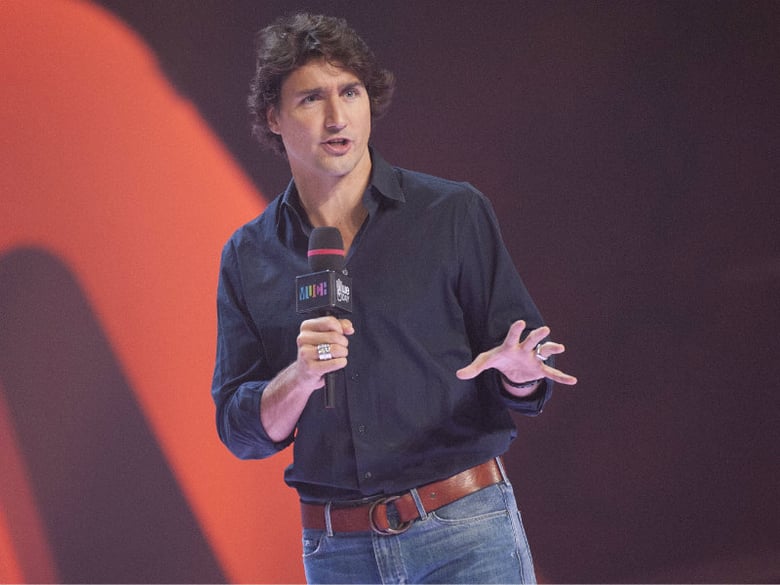 FILE: Justin Trudeau speaks during We Day at Air Canada Centre on Friday, Sept. 28, 2012, in Toronto. 
