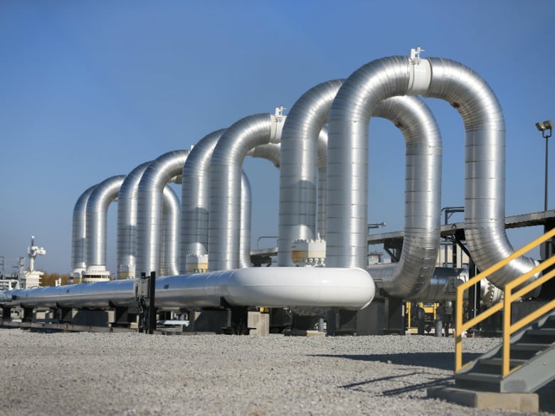 In this Nov. 3, 2015, photo, the Keystone Steele City pumping station, into which the planned Keystone XL pipeline is to connect to, is seen in Steele City, Neb.