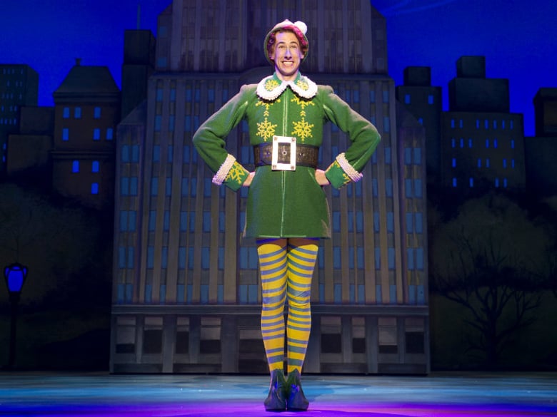 Matt Kopec (Buddy) in the Broadway Sacramento presentation of “Elf The Musical” at the Sacramento Community Center Theater November 6 – 15, 2015. Photo by Joan Marcus.