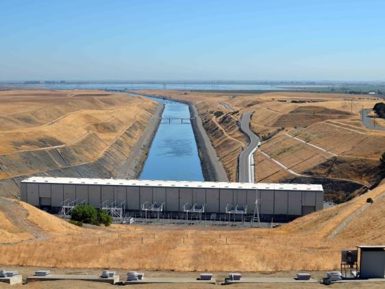Banks Pumping Plant, part of the State Water Project