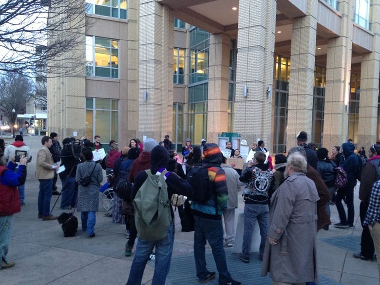 Homeless people and their supporters have been parked at Sacramento City Hall for six weeks. Fifty people spoke against the city's anti-camping ordinance at the city council meeting Tuesday. 
