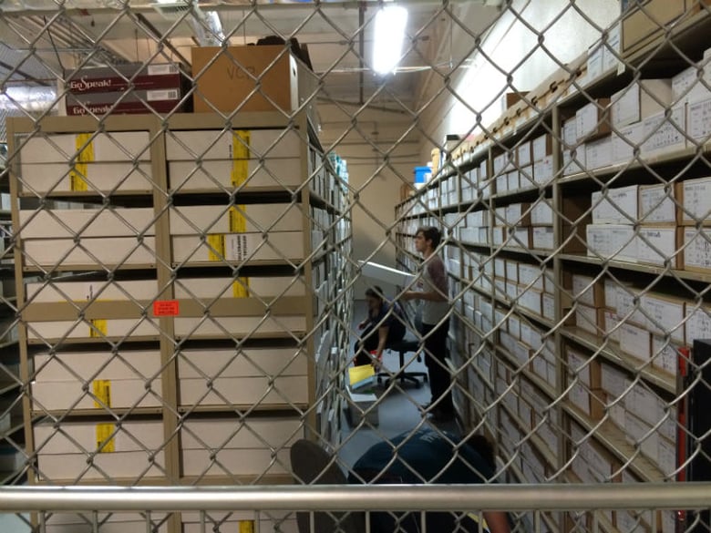 Once the ballots are verified, they are boxed and stored here inside the Sacramento County Registrar of Voters' office.
