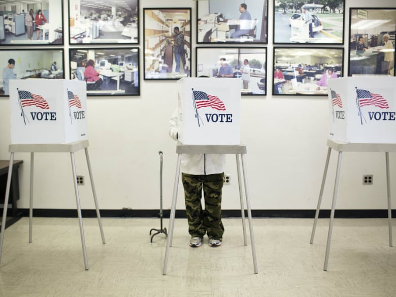 FILE PHOTO: Volunteers for both GOP presidential candidate Donald Trump and voting rights groups plan to monitor the California polls on Nov. 8 following Trump's yet unsubstantiated claims of a "rigged" election.