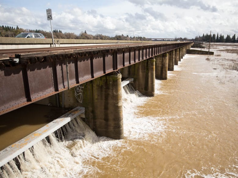 It could take hours to open all 48 gates along the 1,920 foot long Sacramento Weir.