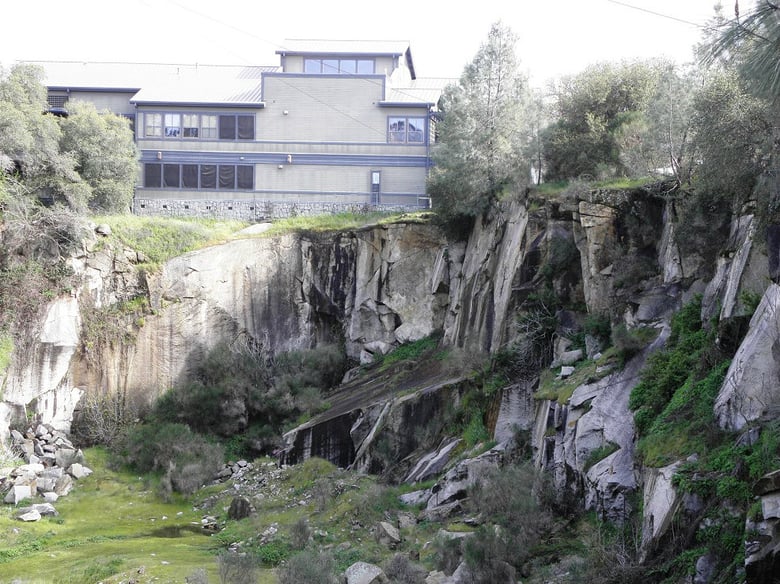Big Gun Quarry in Rocklin - the site of a proposed adventure park featuring zip lining, rock climbing and other outdoor activities. 