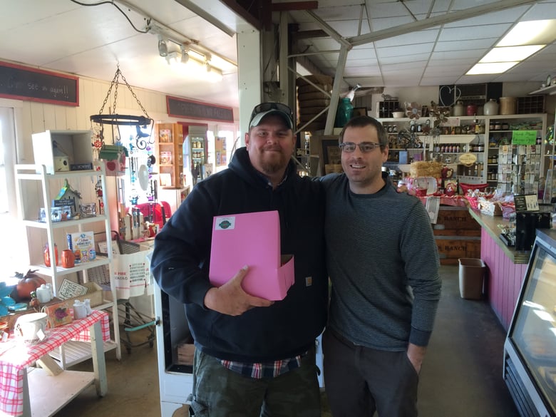 Josh Loweblein and David Glines spent part of the 1997 flood together as small children, and find themselves together again at Stephens Farmhouse in Yuba City during the evacuation for the Oroville Dam scare. 