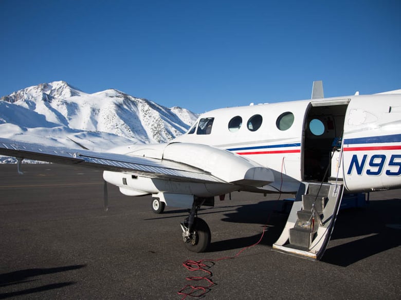 NASA's Aerial Snow Observatory outfits a plane with equipment to examine and measure the snowpack using lasers.