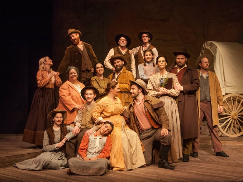 The cast of The Donner Party.