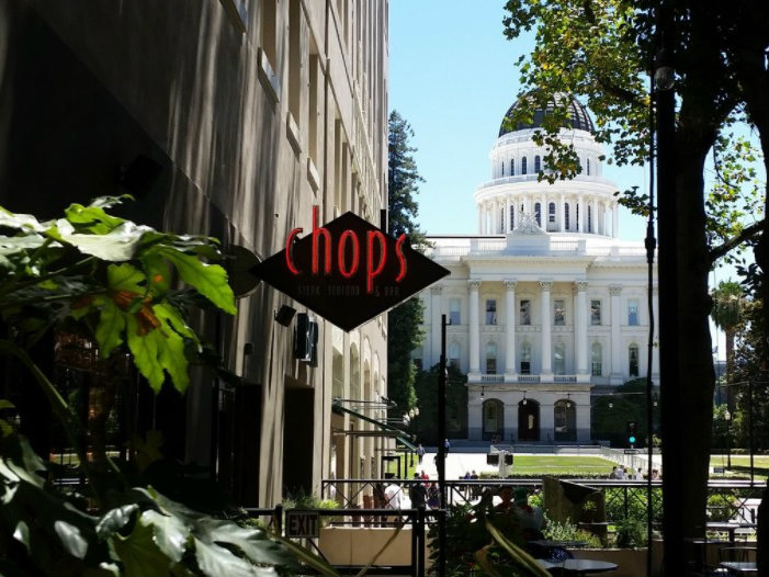 Chops Steak and Seafood Bar is closing after a 15-year run across the street from the state Capitol building.