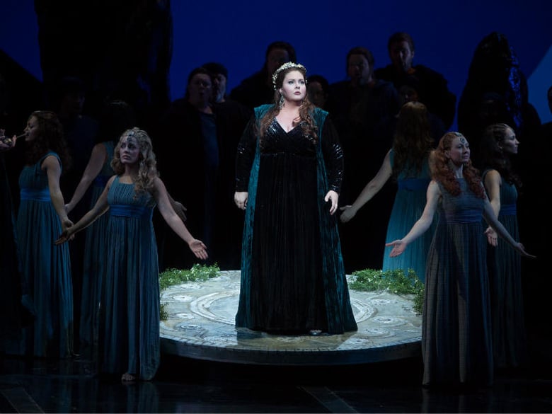 Angela Meade as "Norma." Photo: Marty Sohl/Metropolitan Opera