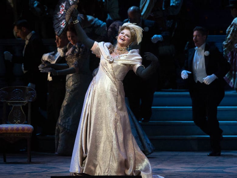 Susan Graham as Hanna in Lehár's 'The Merry Widow.' Photo: Marty Sohl/Metropolitan Opera