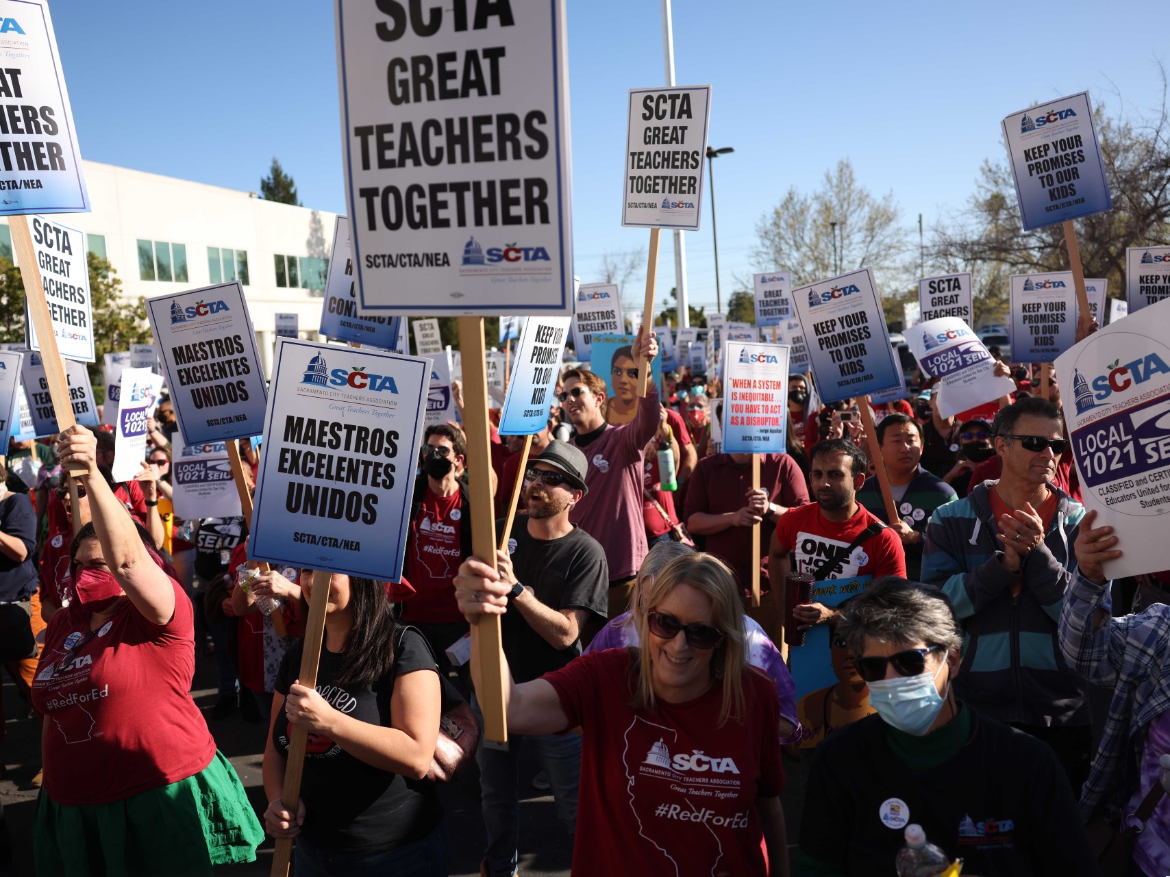 Sacramento Town Unified academics, workers announce options to strike future 7 days