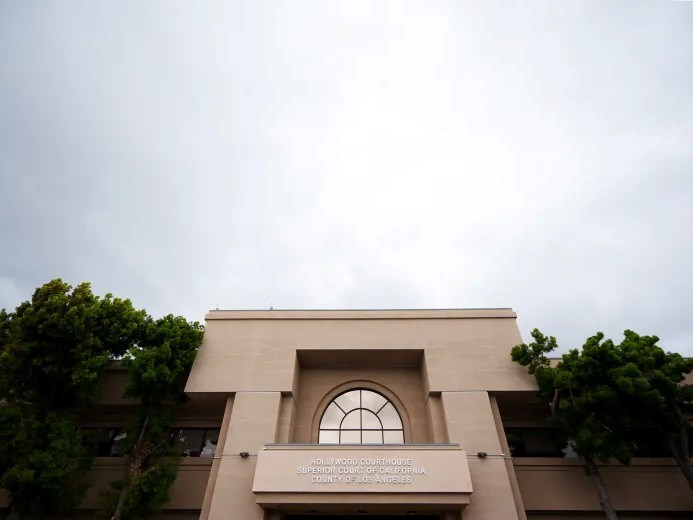Los Angeles County Superior Court&rsquo;s Hollywood Courthouse, in Los Angeles, on March 12, 2025.