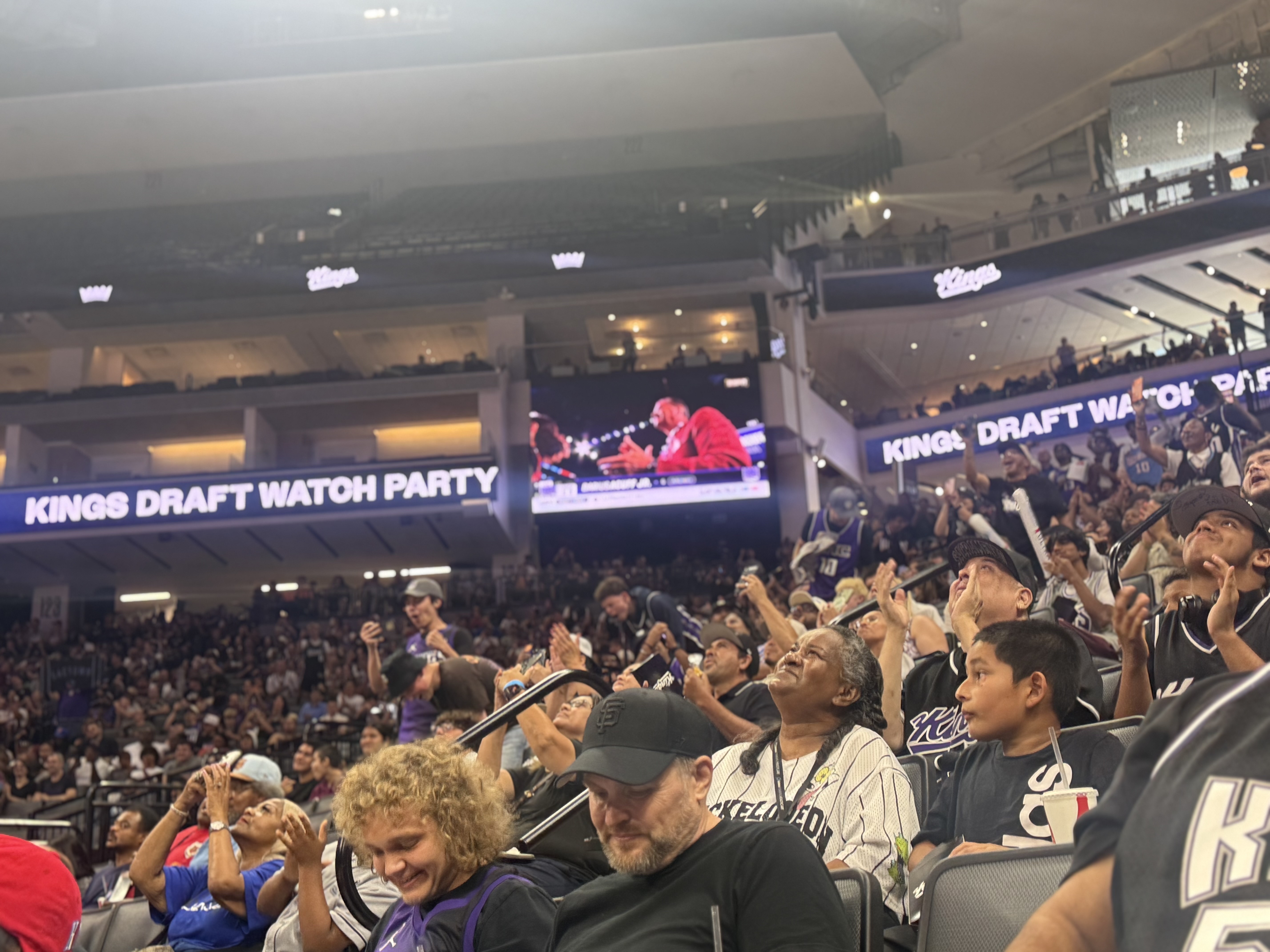 Golden 1 Center holds NBA Draft Party for Kings fans