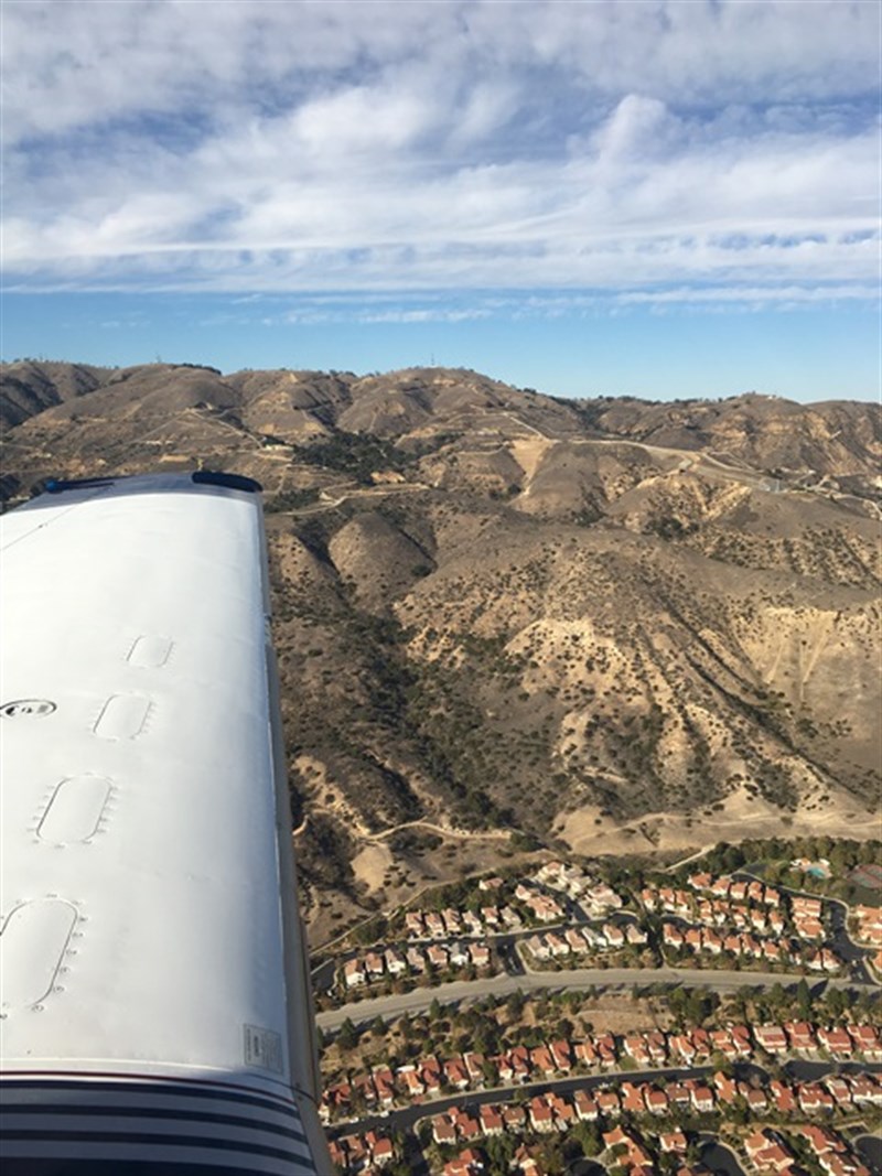 Aliso canyon from plane