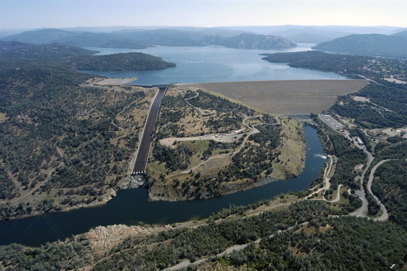Oroville Dam from Above