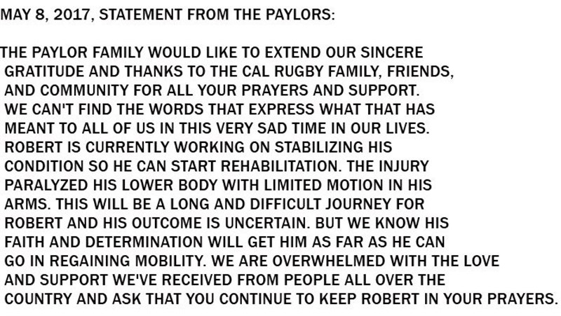 051017Paylor Statement